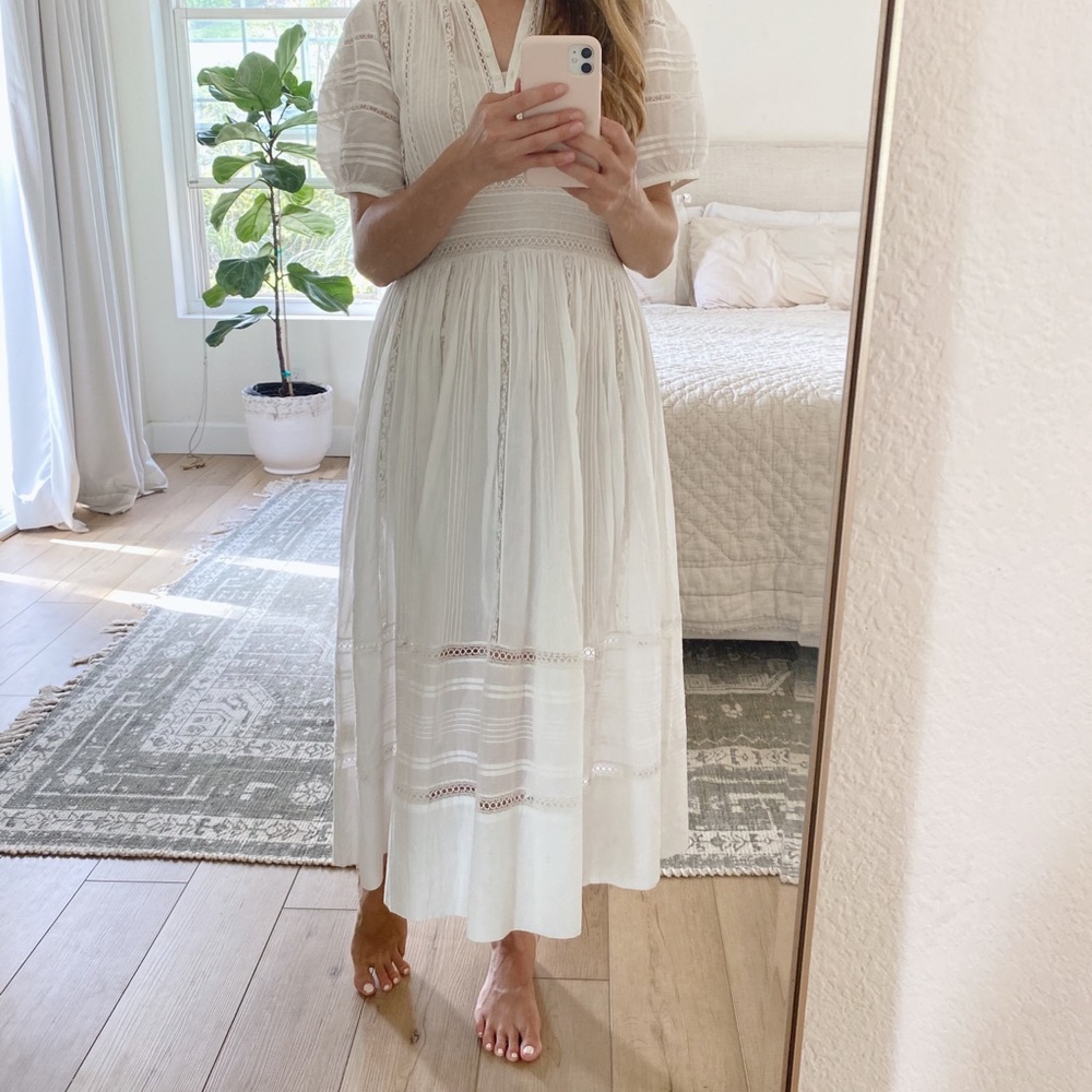 White lace Doen dress